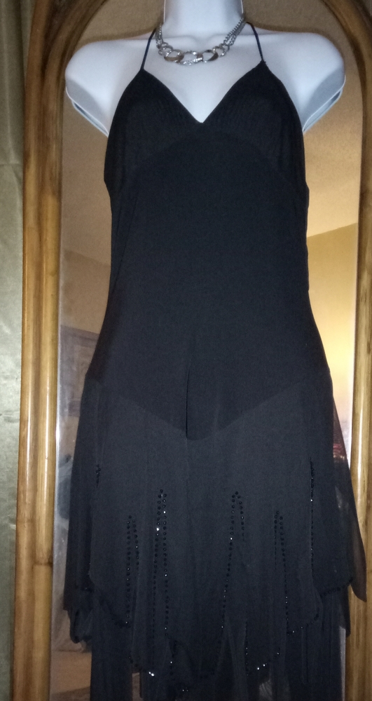 Sexy black party dress